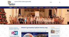 Desktop Screenshot of gymnastika-kv.cz